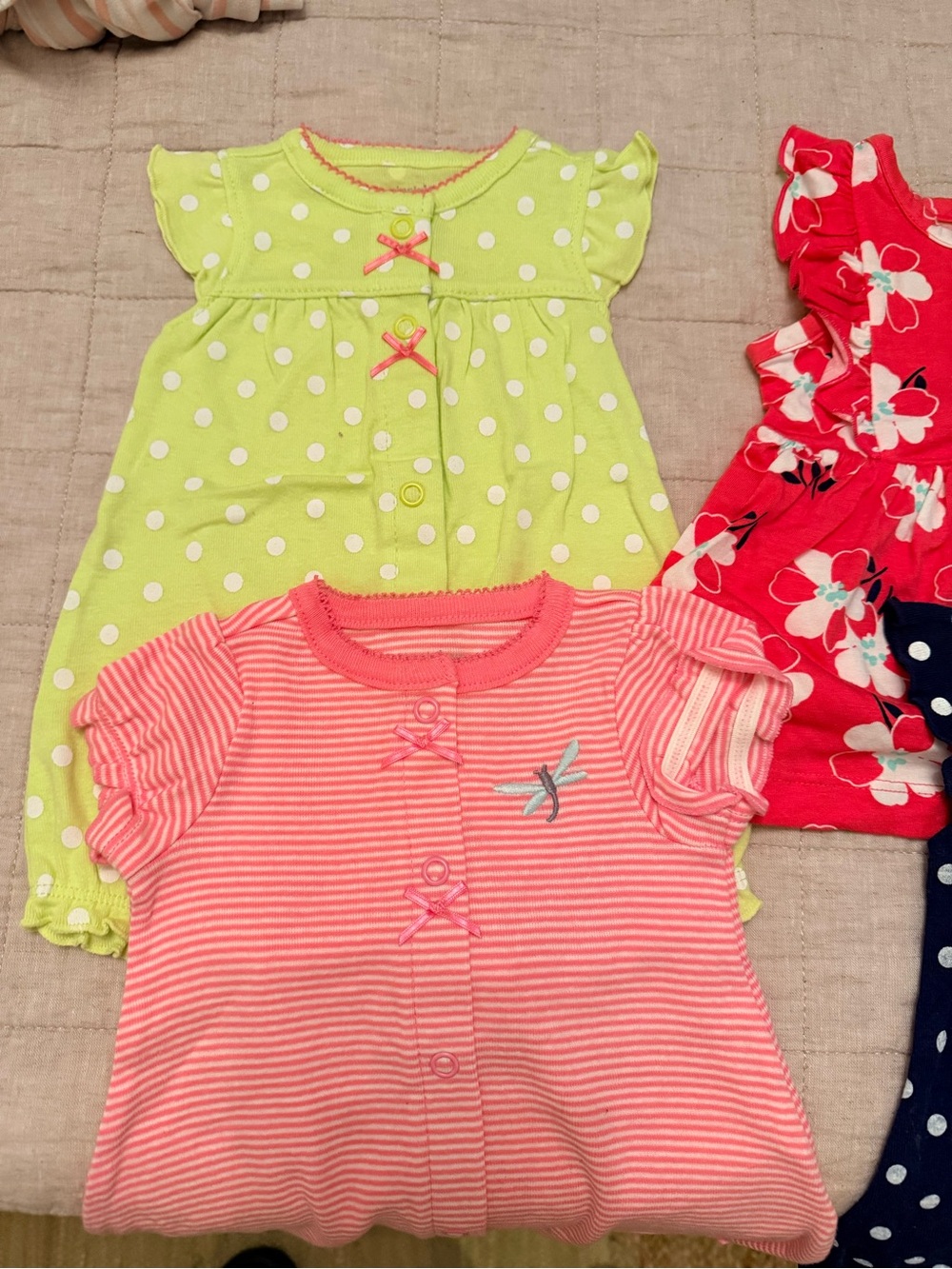 Girls' Short-Sleeve Bodysuit Romper Bundle!